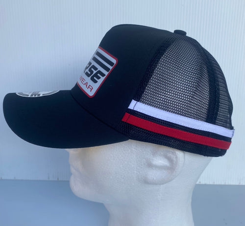 Gorras de camionero a rayas de War Horse Ranch Wear