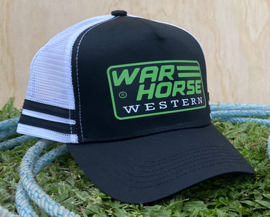 War Horse Western Striped Trucker Caps