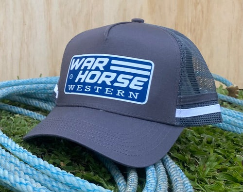 War Horse Western Striped Trucker Caps