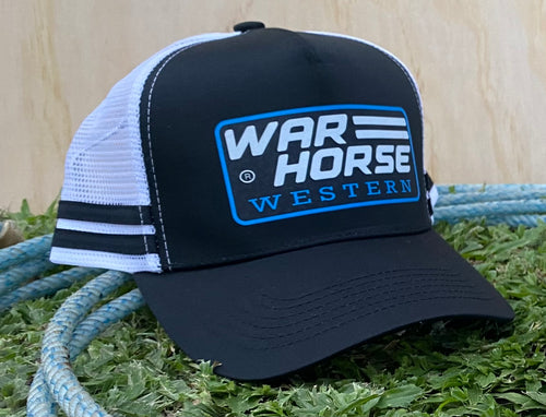 War Horse Western Striped Trucker Caps