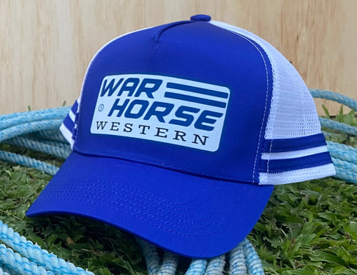 War Horse Western Striped Trucker Caps