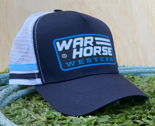 War Horse Western Striped Trucker Caps