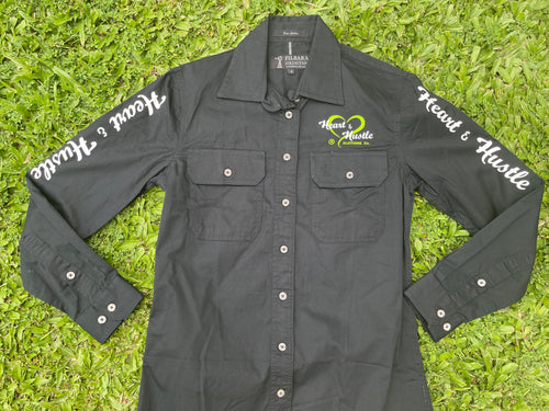 Black & White/Apple green